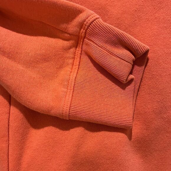Peach high neck Under Armour hooded hoodie pullover yoya sweatshirt XL short - Picture 6 of 6